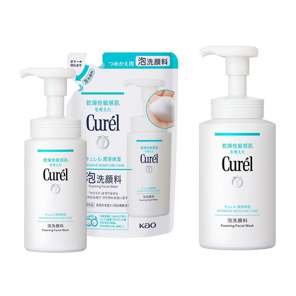 KAO Curel 珂潤 潤浸保濕洗顏慕絲 150ml