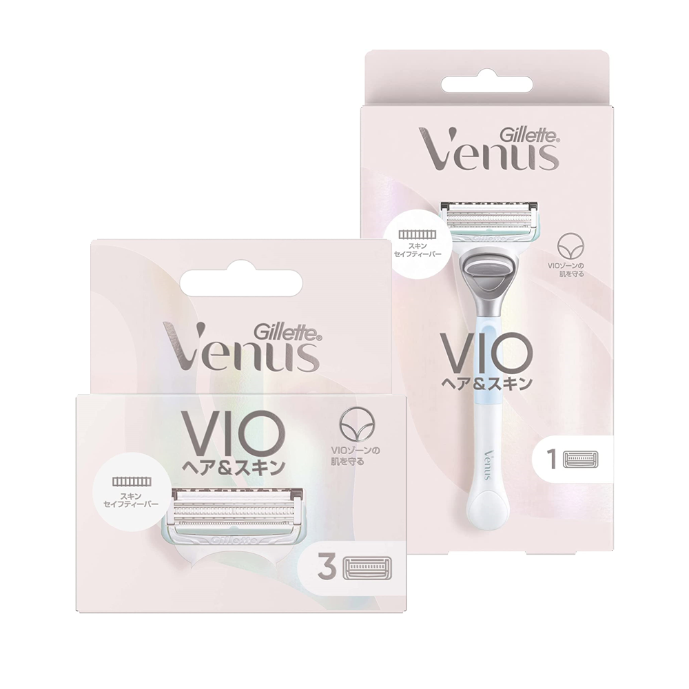 Gillette 吉列 Venus維納斯 VIO私密處專用除毛刀 護膚凝膠