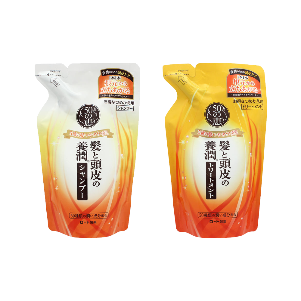 樂敦製藥 50惠 頭皮調理洗髮乳 蓬潤型 補充包 330ml
