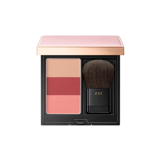 花王KAO EST腮紅 纯净透明面纱腮红01