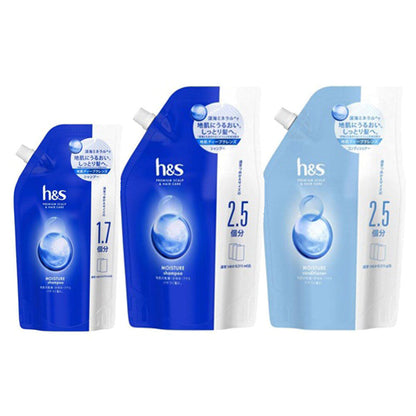 P & G H & S Moisture 深層清潔滋潤系列  洗髮精 潤髮乳 補充包 特大號 超特大號 DB