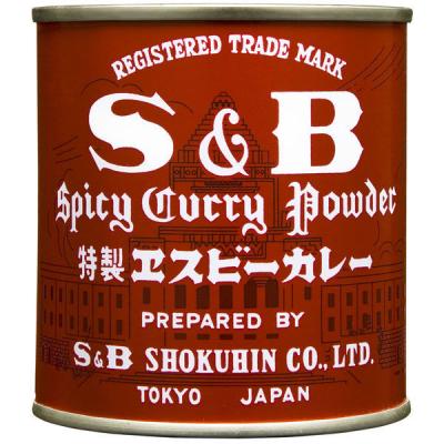 日本S＆B 愛思必 食品 愛思必咖哩粉 84g 1個 紅罐