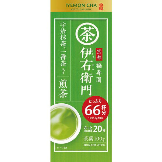 日本 宇治の露製茶 伊右衛門 含宇治抹茶煎茶 1袋（100g）