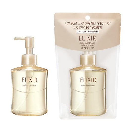 資生堂 ELIXIR 怡麗絲爾 彈潤鎖水雙效洗卸露 140ml