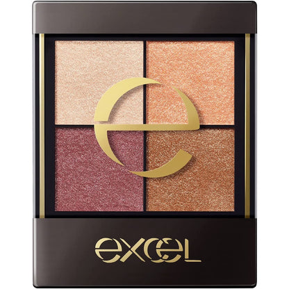 excel 眼影 四色眼影 裸色深邃眼影 SR 光綻時裳四色眼采 CS excel 蜜粉 excel sr03