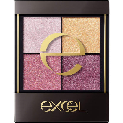 excel 眼影 四色眼影 裸色深邃眼影 SR 光綻時裳四色眼采 CS excel 蜜粉 excel sr03
