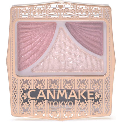 CANMAKE 東京 奢華炫光眼彩 晶瑩三重眼影