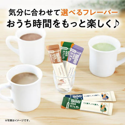 AGF 抹茶歐蕾牛奶 沖泡飲品 1箱（18本入）