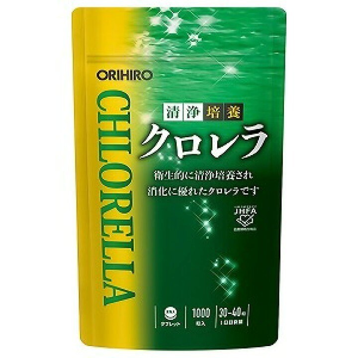 ORIHIRO 歐力喜樂 清淨培養綠藻錠 1000粒