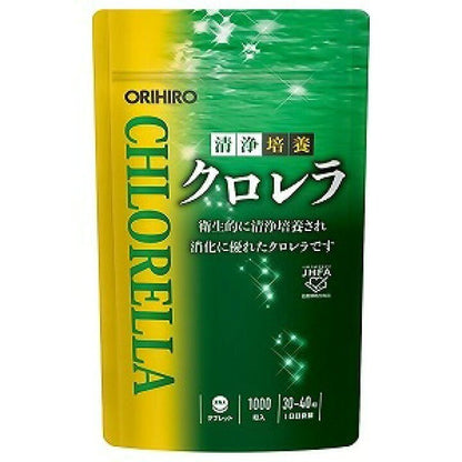 ORIHIRO 歐力喜樂 清淨培養綠藻錠 1000粒