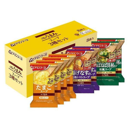Asahi 朝日集團食品 鮮味湯 茄子番茄 10份入 烤牛湯 10份入 3種綜合湯 8份入 MJ