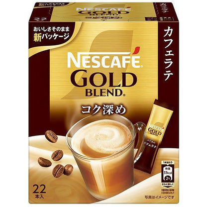 雀巢日本雀巢黃金混合無咖啡因/棒狀咖啡/濃鬱/香精棒狀咖啡 MJ
