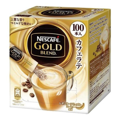 Nestlé 即溶拿鐵 咖啡 雀巢黃金配方咖啡拿鐵 含糖、奶精 1盒100包