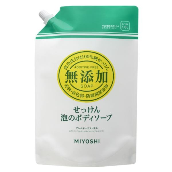 Miyoshi Soap 沐浴乳 無添加肥皂泡沫沐浴乳