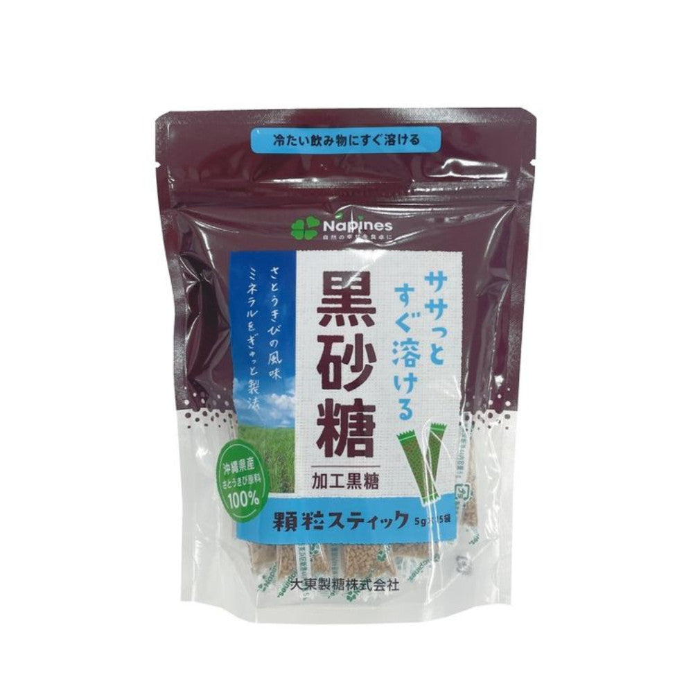 大東製糖 黑糖 糖粉 黑砂糖 顆粒粉包 75g (5g x 15根)