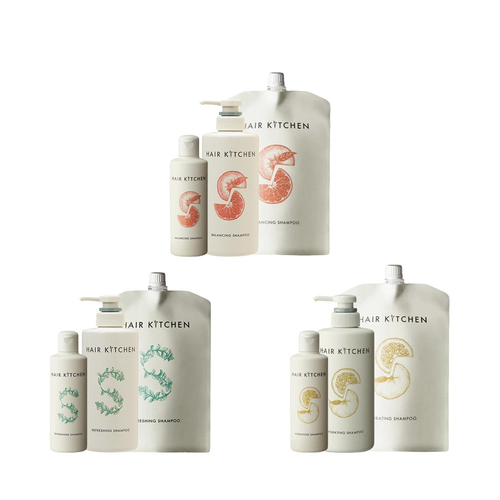 資生堂 Hair Kitchen 髮廚 洗髮精 洗髮精系列 平衡/保濕/輕爽