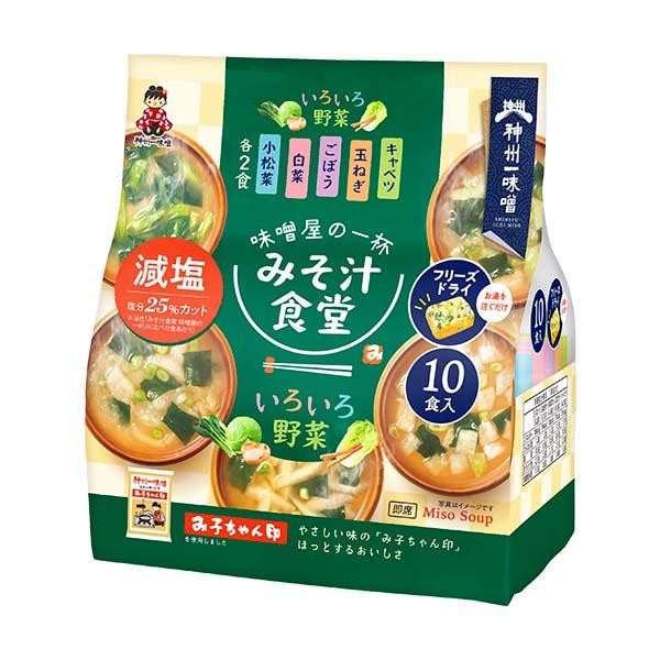 Shinshuichi Miso 神州一味噌 味噌 味噌湯食堂 冷凍乾燥味噌湯系列 1包10入