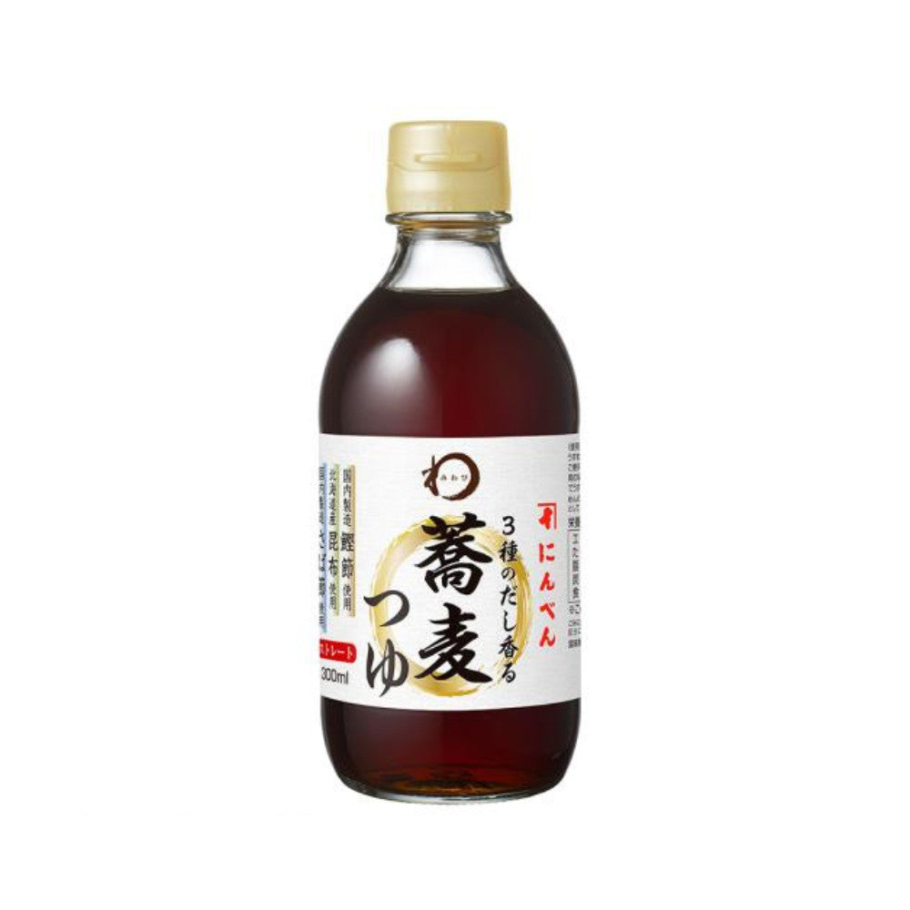 miwabi 調味料 醬汁 3種高湯 香濃蕎麥麵醬汁 300ml