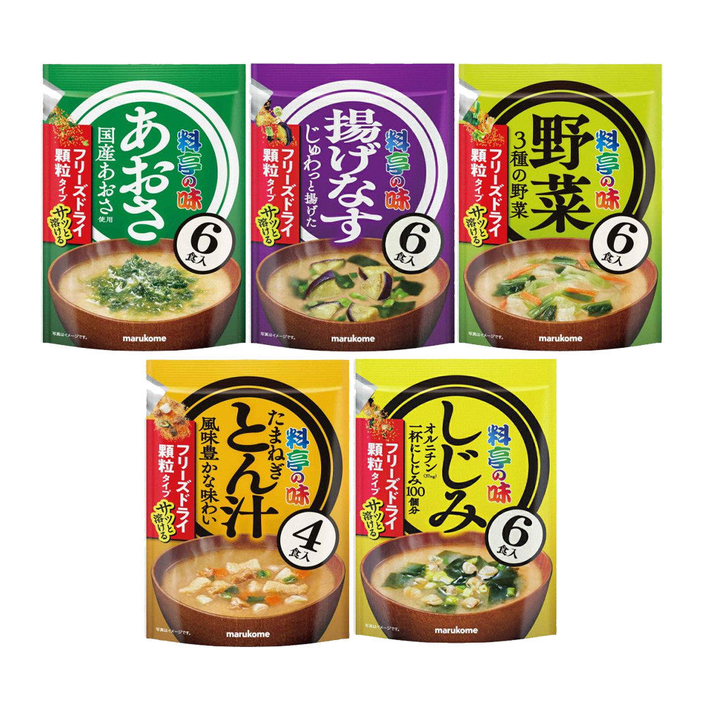 Marukome 丸米 食品 味噌湯 料亭之味 即食顆粒味噌湯品系列