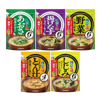 Marukome 丸米 食品 味噌湯 料亭之味 即食顆粒味噌湯品系列