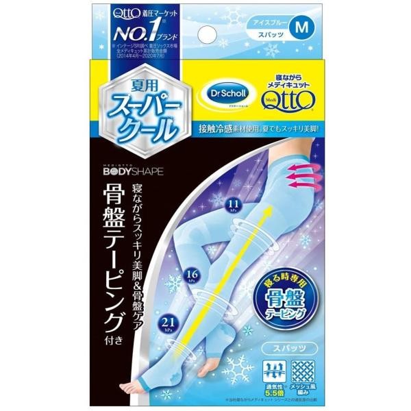 MediQtto 褲襪 睡眠型 瘦腿提臀褲襪 夏用酷涼型 M/L