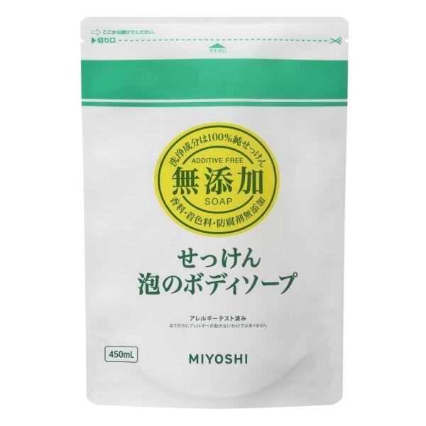 Miyoshi Soap 沐浴乳 無添加肥皂泡沫沐浴乳