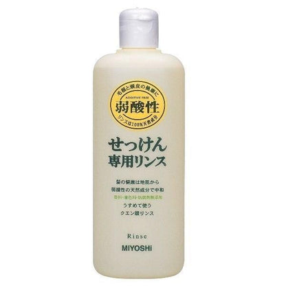 Miyoshi Soap 潤髮乳 無添加 弱酸性潤髮ㄖㄨ  350ml