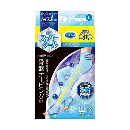 MediQtto 褲襪 睡眠型 瘦腿提臀褲襪 夏用酷涼型 M/L