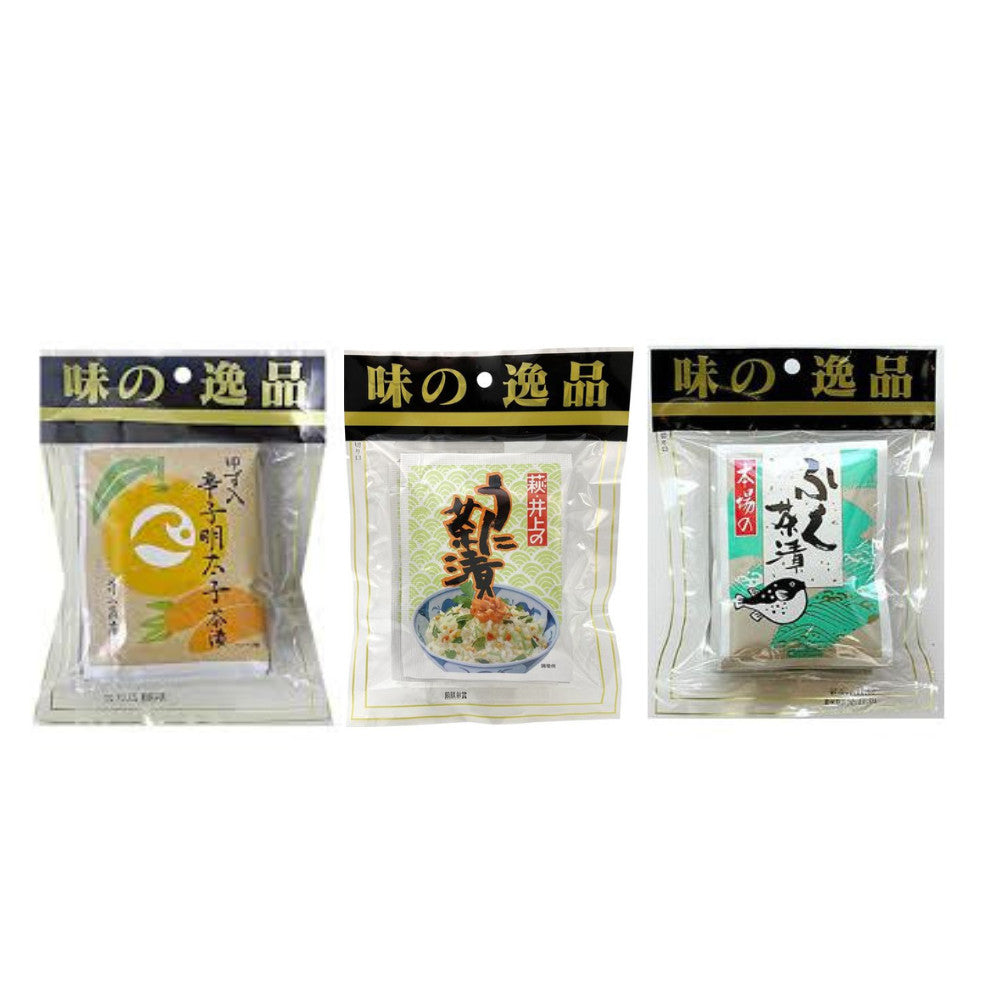 井上商店 食品 茶泡飯 - 柚子芥末明太子／海膽／河豚