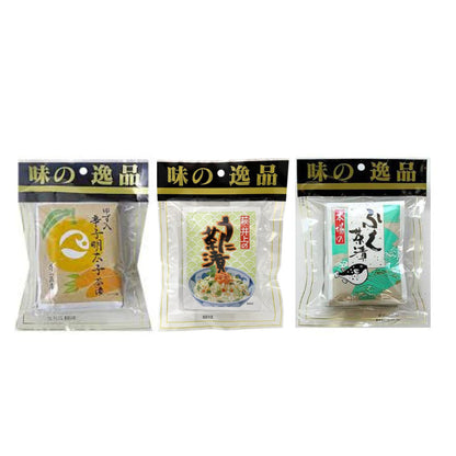 井上商店 食品 茶泡飯 - 柚子芥末明太子／海膽／河豚