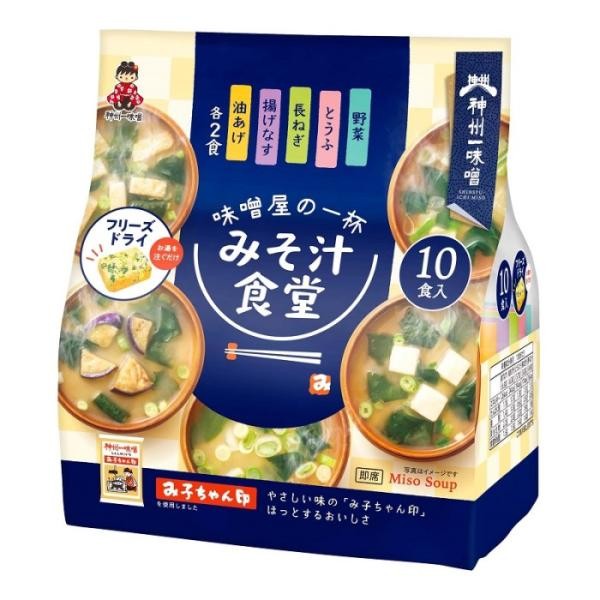 Shinshuichi Miso 神州一味噌 味噌 味噌湯食堂 冷凍乾燥味噌湯系列 1包10入