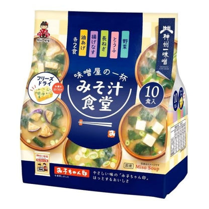 Shinshuichi Miso 神州一味噌 味噌 味噌湯食堂 冷凍乾燥味噌湯系列 1包10入