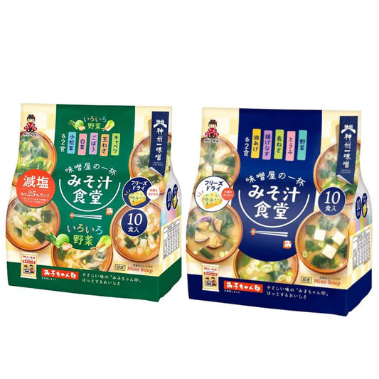 Shinshuichi Miso 神州一味噌 味噌 味噌湯食堂 冷凍乾燥味噌湯系列 1包10入