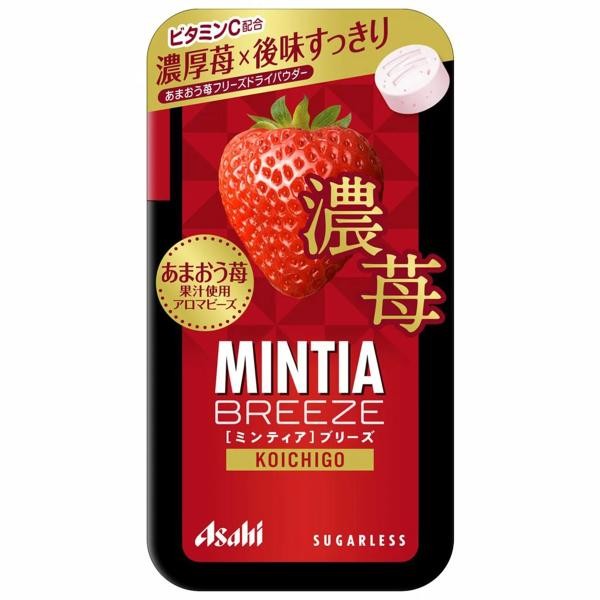 Asahi 朝日 MINTIA Breeze 薄荷糖 黑草莓風味 30粒