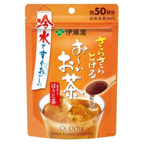伊藤園 可冷泡  易溶粉末 焙茶 50杯