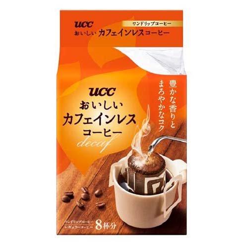 UCC 上島珈琲 美味的濾掛式無咖啡因咖啡 1包（8袋入）
