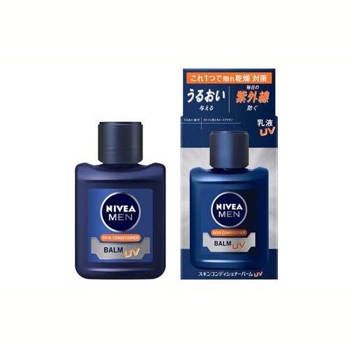 NIVEA 妮維雅 MEN BALM  男士滋潤保濕護膚乳液 110ml  花王 抗UV天然植物香 超保濕微香