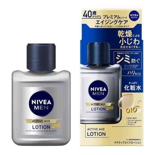 NIVEA 妮維雅 MEN 男士活性抗皺緊緻光澤化妝水 無香料 Active age 110ml 花王