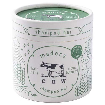 madoca COW 牛乳石鹼 洗髮精 潤髮乳 溫和米油固體洗髮精 溫和米油固體潤髮乳