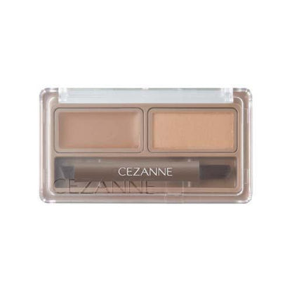 CEZANNE 眉蠟 眉粉  濃密立體眉蠟眉粉 W1 淺棕色 W2 自然棕 附雙頭刷