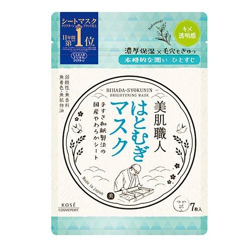 CLEAR TURN 美肌職人 鳩麥面膜 米糠面膜 清酒面膜 蜂蜜面膜 30片入 / 7片入 毛孔護理 乾性肌膚