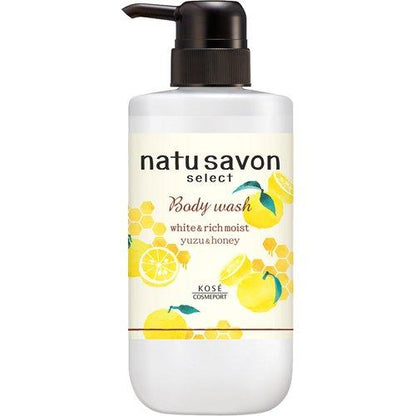 Softymo 絲芙蒂 高絲 Natu savon 超保濕沐浴乳 柚子＆蜂蜜 煥然一新沐浴乳 泡沫沐浴乳 / 液體