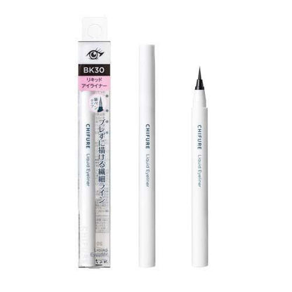 CHIFURE 化妝品 眼線 眼線液 毛筆型眼線液  BK30 黑色 BR30深棕色 溫水可洗淨 KO