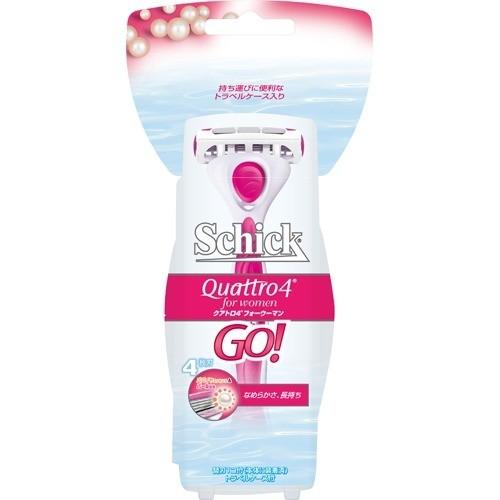 Schick 舒適 Quattro 4 女性用拋棄式四片刀刃安全除毛刀 剃刀