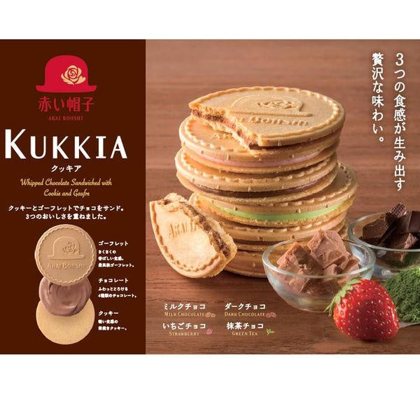 日本 紅帽子 禮盒 伴手禮  巧克力夾心薄餅餅乾