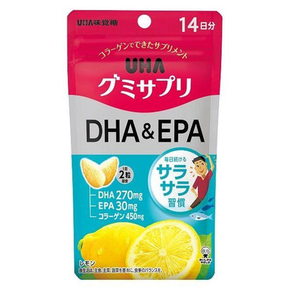 UHA 味覺糖 軟糖 維他命 葉黃素 鈣 鐵 綜合 20天份 1包  DHA+EPA 膠原蛋白 14天份1包