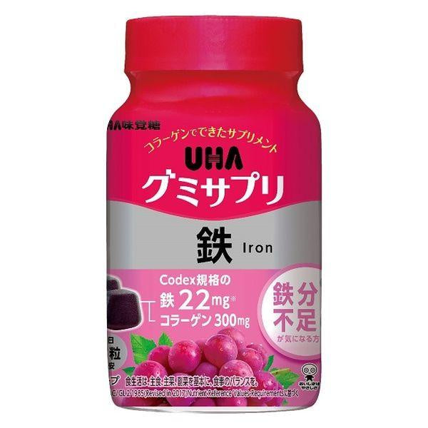 UHA 味覺糖　鋅&瑪卡　葉黃素 鐵&葉酸 綜合維他命 維他命C 30天份 1包