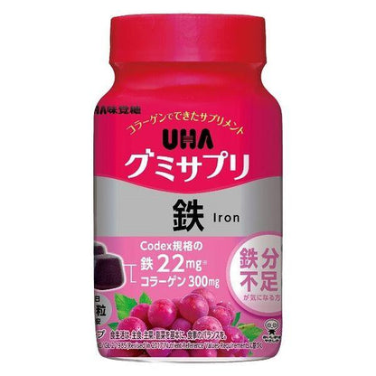 UHA 味覺糖　鋅&瑪卡　葉黃素 鐵&葉酸 綜合維他命 維他命C 30天份 1包