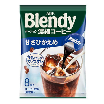AGF Blendy 濃縮咖啡球 液態咖啡 無糖 焦糖牛奶 微糖  24入/8個入