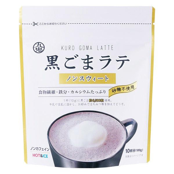 九鬼産業 黑芝麻拿鐵 有糖 無糖 1袋（150g）